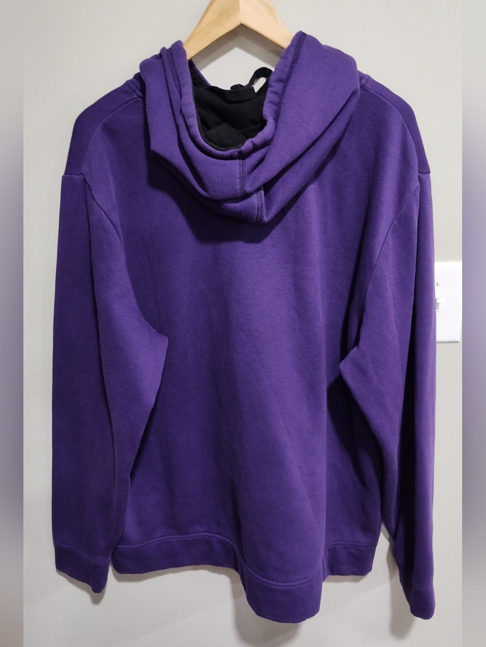 Baltimore Ravens NFL Men's 2XL Fanatics Purple Logo Fleece Hoodie Sweatshirt - Picture 6 of 9